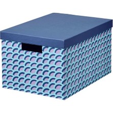 Frk Ikea Kapaklı Kutu Mavi- Çok Renkli