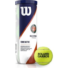 Wilson Roland Garros Clay Court 3lü Toprak Kort Tenis Topu WRT125000