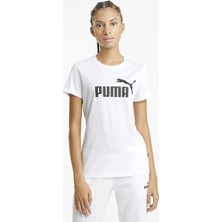 Puma Ess Logo Kadın Tişört 58677402