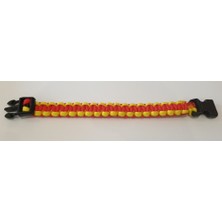 Muson Paracord Taraftar Bileklik #sarı Kırmızı