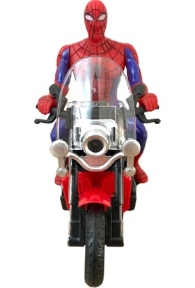 Kardelen Spiderman Pilli Işıklı Motorlu Örümcek Adam
