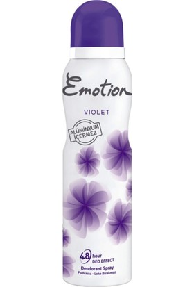 Emotion Violet Kadın Deodorant 4x150 ml