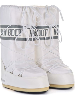 Beyaz Kız Çocuk Kar Botu 14004400-006 Moon Boot Nylon White (23-34)