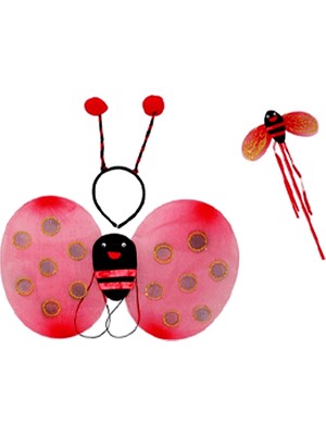 Tam İthalat Uğur Böceği Kanat Seti 3 Parça