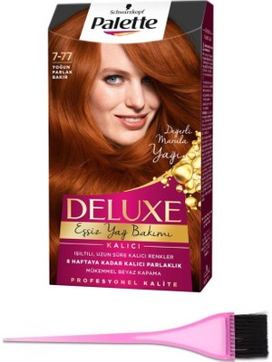 Schwarzkopf Palette Saç Boyası 7-77+Boyama Fırçası