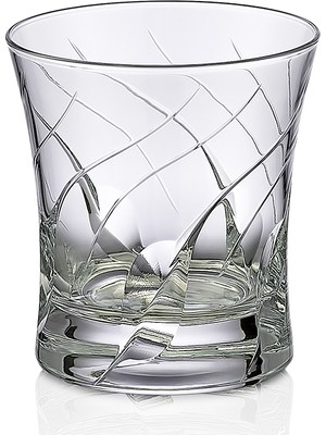 Roya Home Sakura Kesme El Dekor Yaldızlı 6 Adet Desenli Su Bardağı Takımı