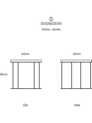 Dekomodern Terda Sehpa