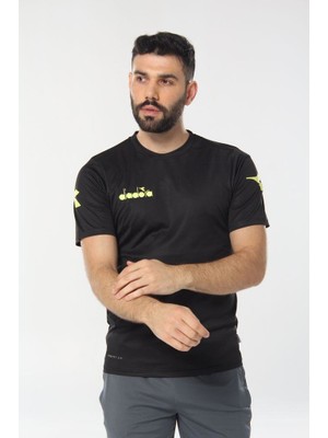 Diadora Nacce Antrenman T-Shirt Siyah