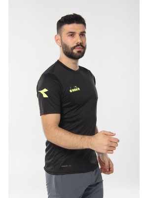 Diadora Nacce Antrenman T-Shirt Siyah