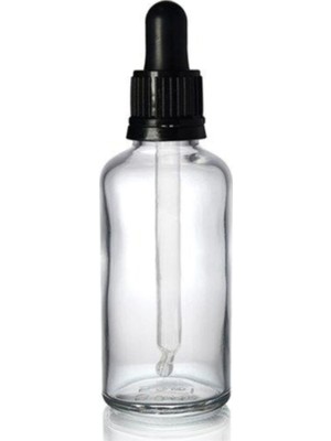 4 As Depo Şeffaf Cam Şişe 100 ml Cam Damlalıklı 25 Adet