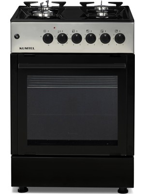 Kumtel İnox Tam Boy Fırın (662S-40 F) 51 lt Hacim 3 Programlı Şık Tasarım ve Enerji Tasarrufu