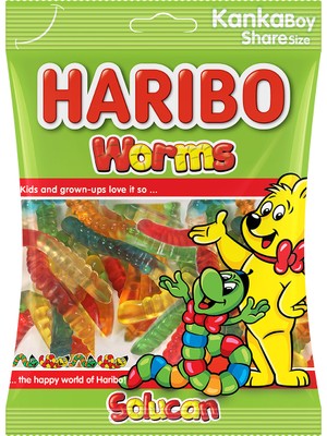 Haribo 80 Gr Solucan