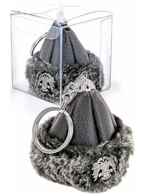 İhvan Diriliş Börk Mini Anahtarlık - Siyah