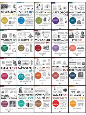 Say Yayınları 101 Serisi 20 Kitap Set (Evren 101, Yatırım 101, Ekonomi 101, Felsefe 101, Mitoloji 101, Dünya Tarihi 101)