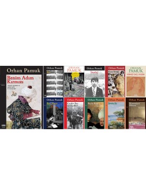 Benim Adım Kırmızı, Kar, Yeni Hayat, Kafamda Bir Tuhaflık, Cevdet Bey ve Oğulları, İstanbul, Beyaz Kale, Kara Kitap, Sessiz Ev, Masumiyet Müzesi, Kırmızı Saçlı Kadın - 11 Kitap - Orhan Pamuk