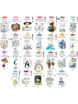 Sevim Ak 26 Kitap Set (Domates Saçlı Kız, Dörtgöz, Gökte Biri Var, Az Buçuk Teo, Çilekli Dondurma, Sakın Kızın Günleri, Uçurtmam Bulut Şimdi, Mahalle Sineması, Vanilya Kokulu Mektuplar)