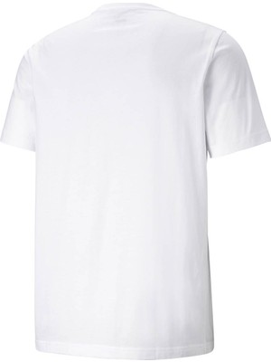 Puma Ess Logo Tee Erkek T-Shirt White