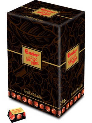 Ender Şoko Piramit Fındıklı Kakaolu 1 kg Dünya Şekerleme