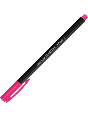Dong-A No:19 Hexaplus Fiber Uçlu Fineliner Kalem Gül Kurusu 12'li