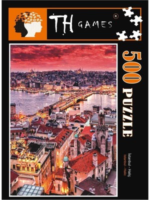 TH Games 500 Parça Kutulu İstanbul Haliç Puzzle 48 x 68 cm