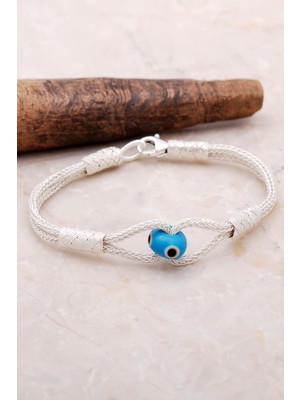 Sümer Telkari Kazaziye Örgü Nazar Boncuklu Bileklik