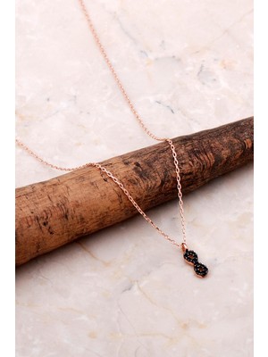 Sümer Telkari Rose Gümüş Mini Sonsuzluk Kolye 6999