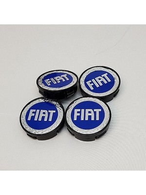 Duru Doruk Jant Göbeği Fiat 65/60 60MM Yuva 4'lü Set Mavi