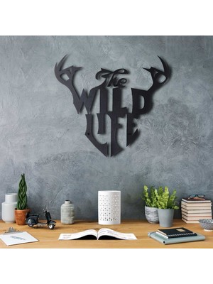 Bysbox Wild Life  Dekoratif Metal Duvar Tablosu