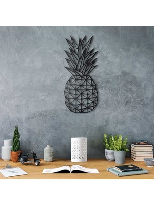 Bysbox Ananas  Dekoratif Metal Duvar Tablosu