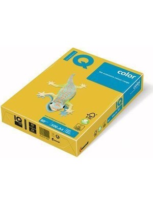 IQ Renkli Fotokopi Kağıdı 80 gr Hardal Sarısı 500'lü