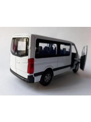 Welly Mercedes Benz Sprinter Camlı Servis Metal Diecast Beyaz