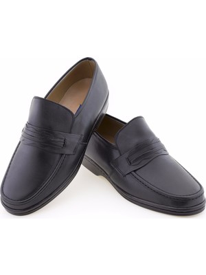 Güneydere Siyah Burnu Dikişli Kuşaklı Epa Günlük Erkek Ayakkabı