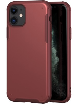 Bi̇kapak Elit Mist Apple iPhone 11 Opak Kapak kırmızı