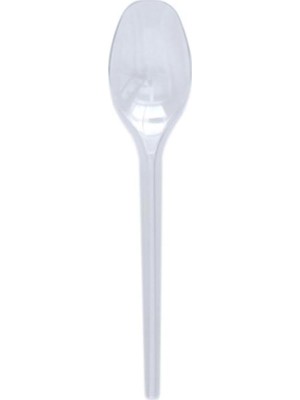 Chs Plastik Sup Kaşık Şeffaf  - 100'LÜ