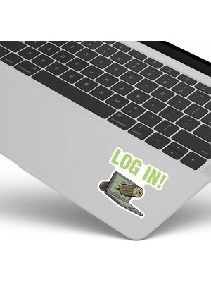 Tugibu Laptop Sticker Notebook Macbook Tablet Yazılım Internet Temalı  - NS56