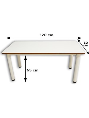 Temel Yaz Sil Çocuk Çalışma Masası + 2 Adet Sandalye