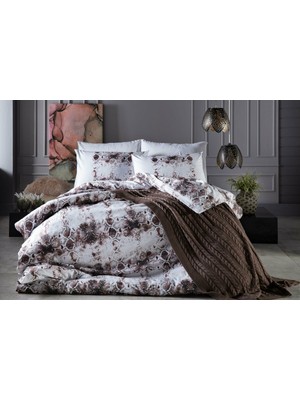 Doqu Home Polycotton Exotic Tek Kişilik Nevresim Takımı   Kahve