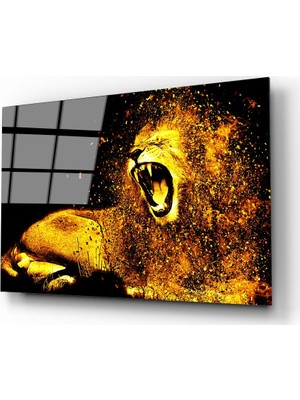 idealizbiz Aslan 13 Cam Tablo