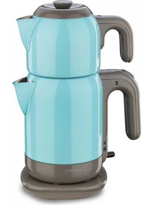 Korkmaz A369-10 Demtez Çay Makinesi Turkuaz