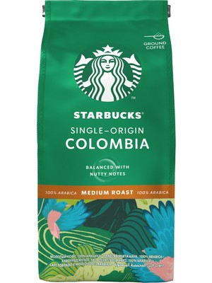 Starbucks Single Origin Colombia Öğütülmüş Kahve 200 gr