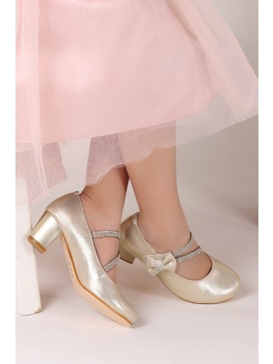 Kiko 750 Vakko Günlük Kız Çocuk 4 cm Topuk Babet Ayakkabı