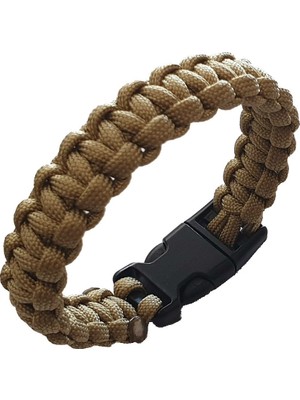 Muson Paracord Bileklik #koyu Bej