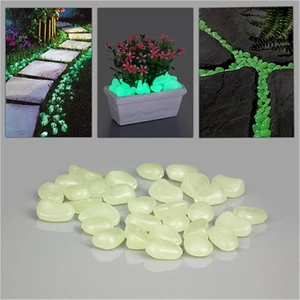 Tam İthalat Dekoratif Fosforlu Çakıl Taşları (50 Adet)