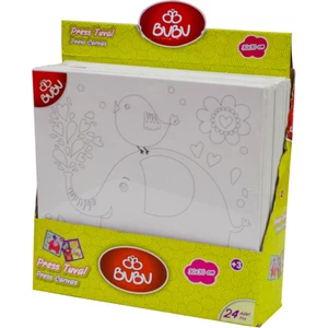 Pres Tuval Seti Boyasız 30 x 30 cm TU0009