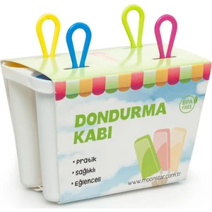 Moonstar Dondurma Kabı Meybuz Dondurma Kalıbı 4'lü