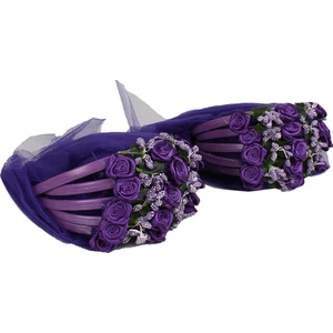 Kına Atölyesi Kına Nedime Tacı Çiçekli 10 Adet