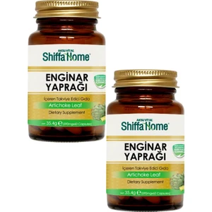 Shiffa Home 2 Adet  Aksuvital Enginar Yaprağı 475 mg 60 Kapsül