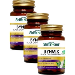 Shiffa Home 3 Adet  Bynmix Civan Perçemi 580 mg 60 Kapsül