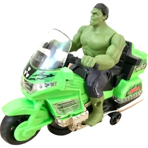 Pilli Sesli Işıklı Yeşil Dev Hulk Motor