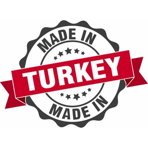 Etiket Sanatı Kendinden Yapışkanlı Made In Turkey Etiketi 4 x 3 cm 1 Paket 1000'li